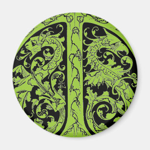 Íman Letra T com ímã dos dragões