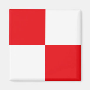 Íman Letra U da Bandeira de Sinalização (Uniforme)