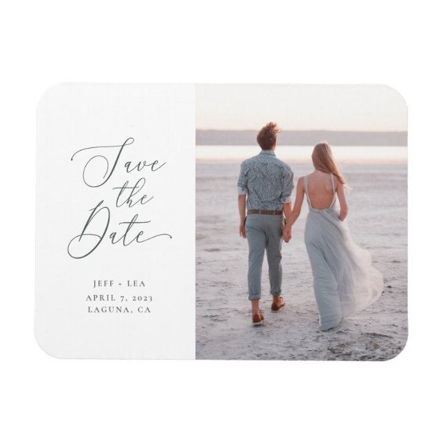 Íman Letras Apertadas Magneta de Fotografia Flexível (Horizontal)