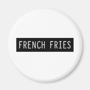 Íman Letras de Escrita Antiga das Fries Francesas