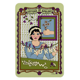 Íman Letras do Magnet do Refrigerador de Apologia_A_4x6