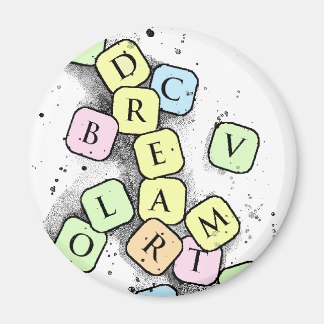 Íman letras ocultas (Frente)