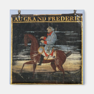 Íman Letreiro com Frederick o excelente a cavalo