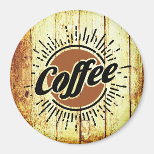 Íman Letreiro de café retrô