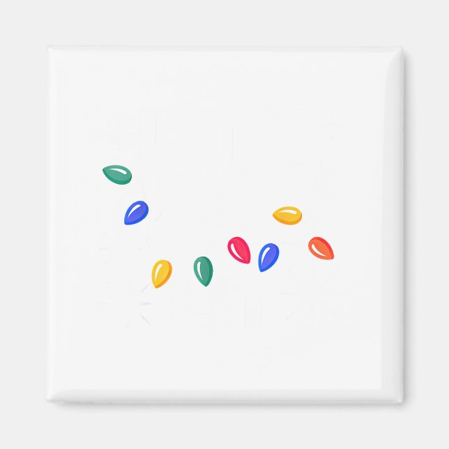 Íman Let's Get Lit Christmas Lights  (Frente)