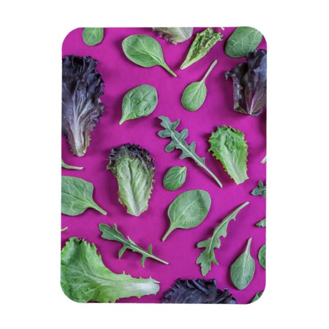 Íman Lettuz Greens em Roxo (Vertical)