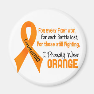 Íman Leucemia Eu Visto Orgulhosamente Laranja