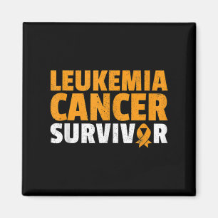 Íman Leucemia Sobrevivente de câncer Laranja Sensibiliz
