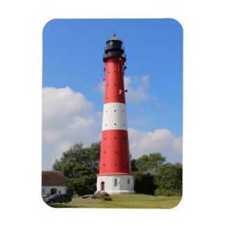 Íman Leuchtturm auf Insel Pellworm im Sommer