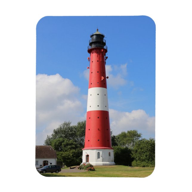 Íman Leuchtturm auf Insel Pellworm im Sommer (Vertical)
