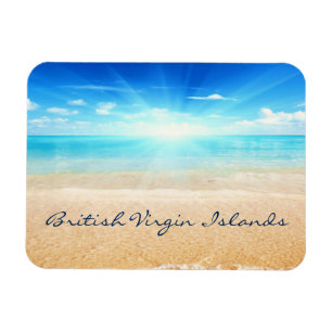 Íman Levantamento solar da praia das Ilhas Virgens Brit
