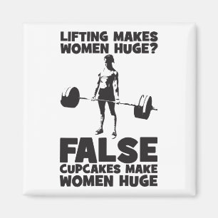 Íman Levantar faz mulheres enormes? Falso. Cupakes faz