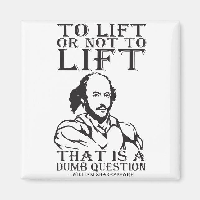Íman Levantar Ou Não Levantar? - William Shakespeare (Frente)