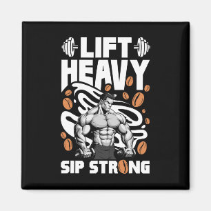 Íman Levante O Café Forte Sip Forte Li Do Bodybuilding