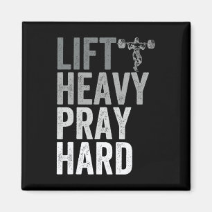 Íman Levante o Duro de Reze Pesadas Gym Jesus Cristo Fé