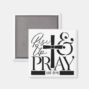 Íman Levante-se e Ore – Design de Escritura Lucas 22:46