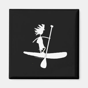 Íman Levante-se o design da silhueta da pá