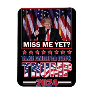Íman Leve a América de volta, Trump, Srta.