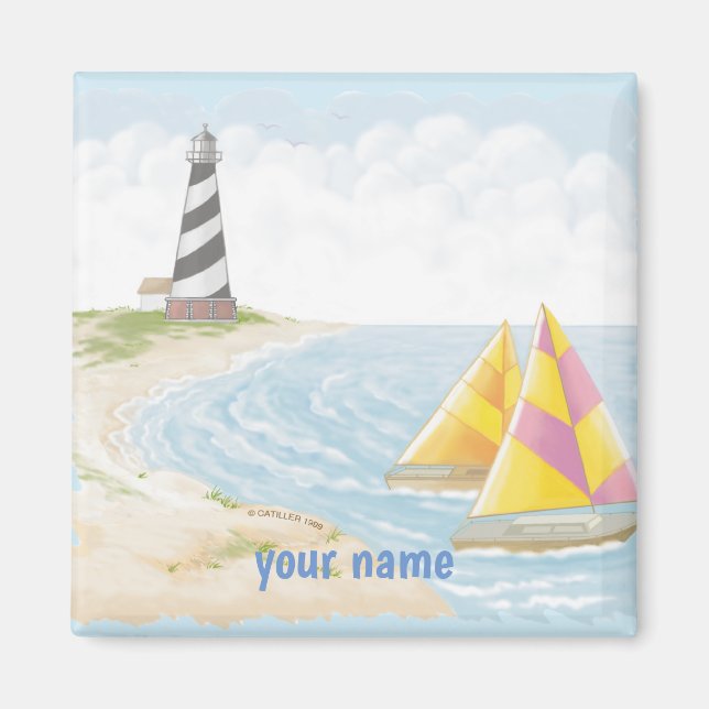 Íman leve de um farol (Frente)