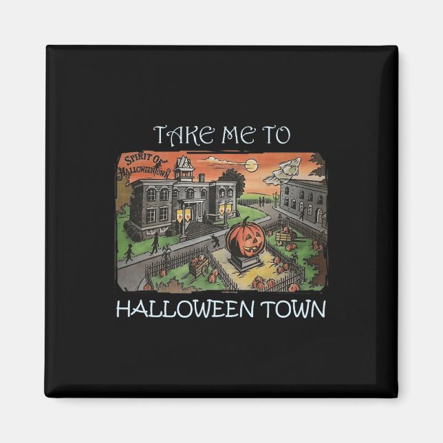 Íman Leve-Me À Figurina De Halloween (Frente)