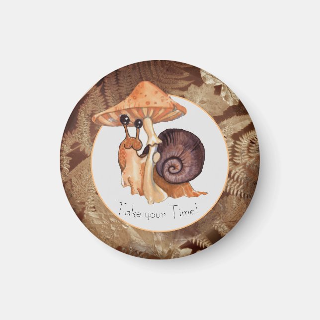 Íman Leve seu Caracol do Cogumelo (Frente)