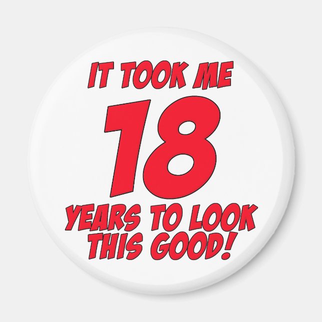 Íman Levei 18 Anos Para Parecer Bem (Frente)