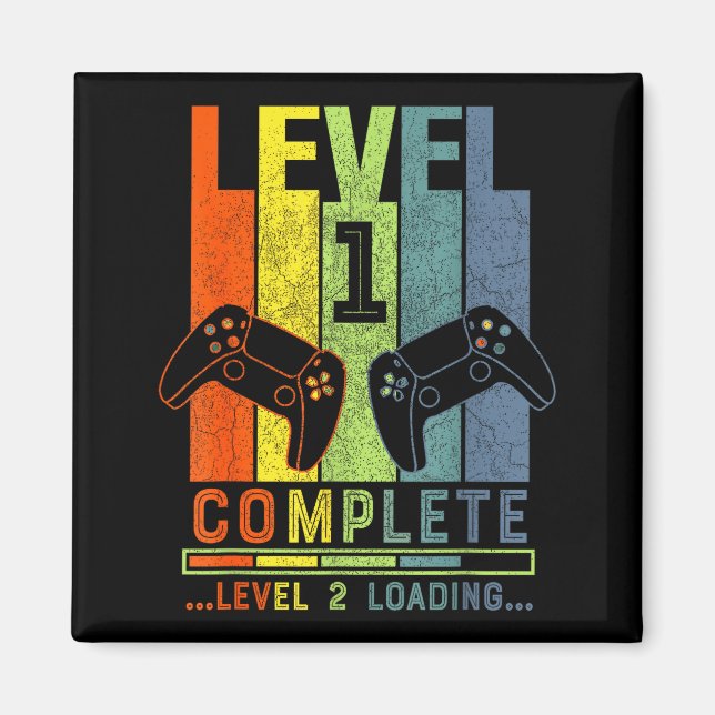 Íman Level 1 Complete Gamer Gift 1 Years Wedding Annive (Frente)