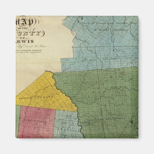 Íman Lewis County (Frente)