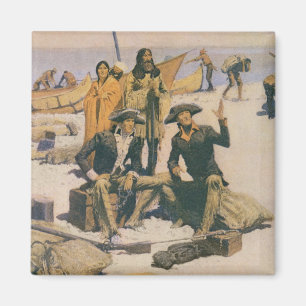 Íman Lewis e Clark no Rio Columbia