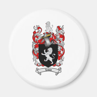 Íman Lewis Family Crest - Lewis Casaco de Armas