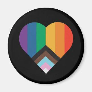 Íman LGBT+amor do orgulho. Arco-íris sinalizadorBo