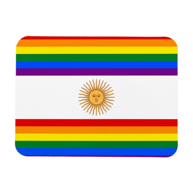 Íman LGBT Argentina (Horizontal)