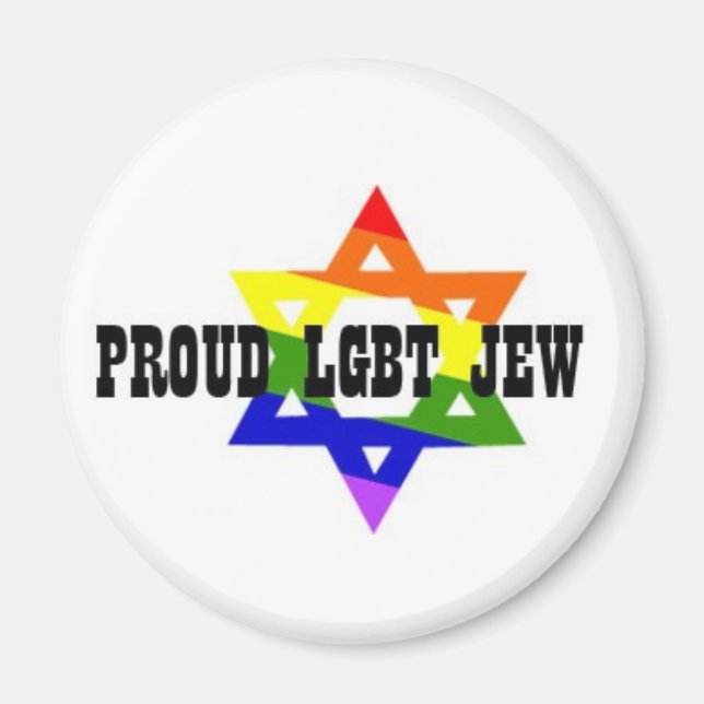 Íman LGBT Jew Magent (Frente)