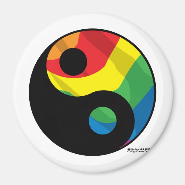 Íman LGBT Ying Yang (Frente)