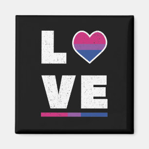 Íman LGBTQ Bandeira do Orgulho Bissexual Afetou o Amor