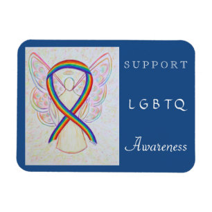 Íman LGBTQ Imagem do Anjo da Fita