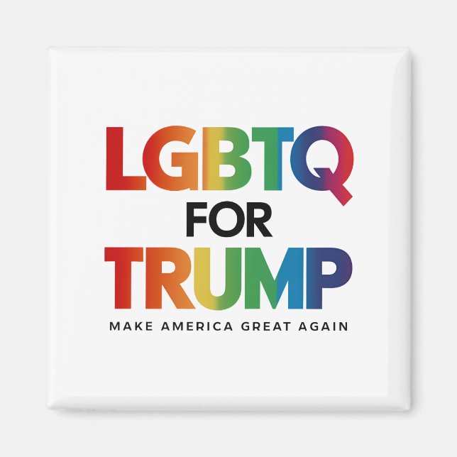 ÍMAN LGBTQ PARA TRUMP GAY LESBIAN PARA TRUMP 2024 (Frente)