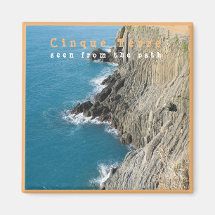 Íman LGR013 CINQUE TERRE - Vista aérea - Itália - Fecho