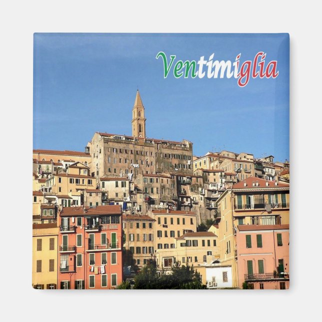 Íman LGR073 VENTIMIGLIA - Liguria - Itália - Fecho (Frente)