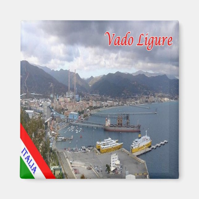 Íman LGR076 VADO LIGURE, Liguria, Itália, Fridge (Frente)