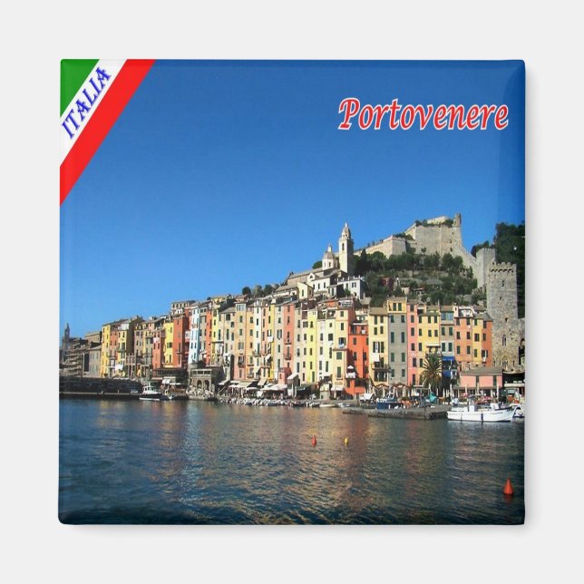 Íman LGR115 PORTOVENERE, Liguria, Itália, Fridge (Frente)