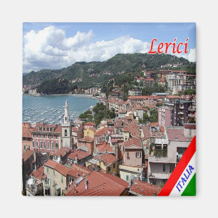 Íman LGR127 LERICI, Liguria, Itália, frigideira