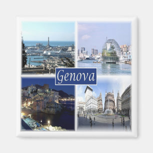 Íman LGR164 GENOVA - Mosaico - Ligúria - Itália - Fecho