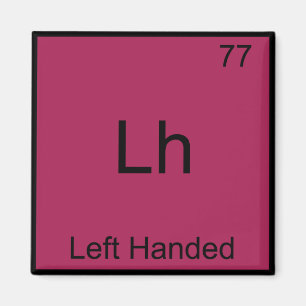 Íman Lh - Símbolo de Química de Elemento Engraçado 