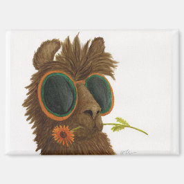 Íman Lhamas em formas: Magnet 3,5"x2,5"