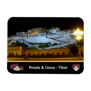 Íman Lhasa à noite - Palácio de Potala, Tibete