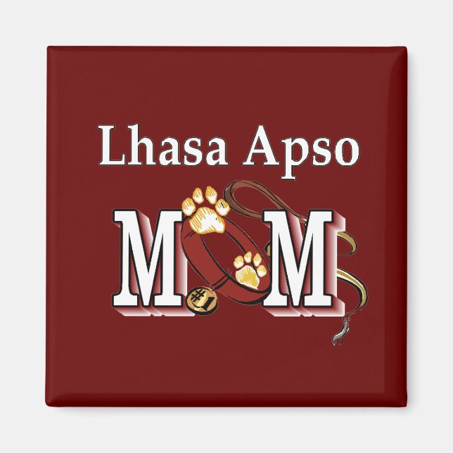 Íman Lhasa Apso Mamãe Gifts (Frente)