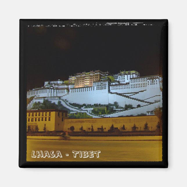 Íman Lhasa, Palácio de Potala - Tibete 2 (Imã de gelade (Frente)