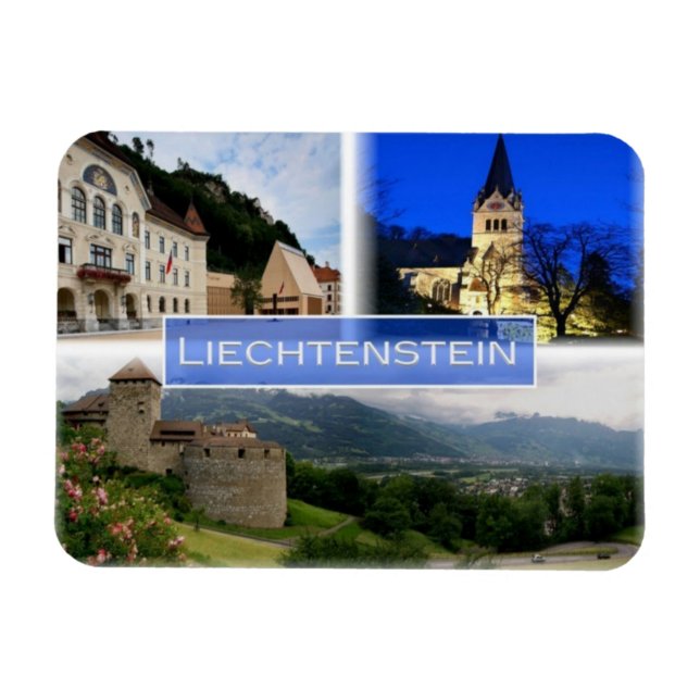 Íman LI Liechtenstein - Vaduz - Parlamento - (Horizontal)