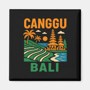 Íman Li Surfing Canggu Li Vintage Homens Vida Praia